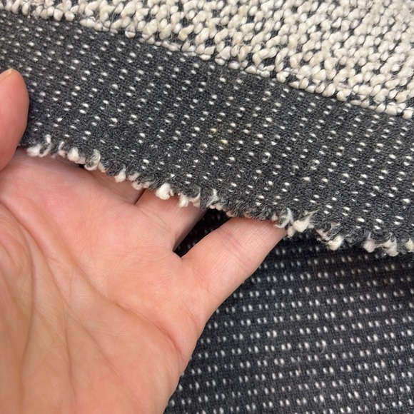 Lilla P | Grey Long Sleeve Knit Asymmetrical Hidden Zip Jacket Sweater Cardi L - Picture 8 of 12